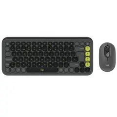 LOGITECH - Combo Teclado Mouse - - Pop Icon - GraphiteGreen