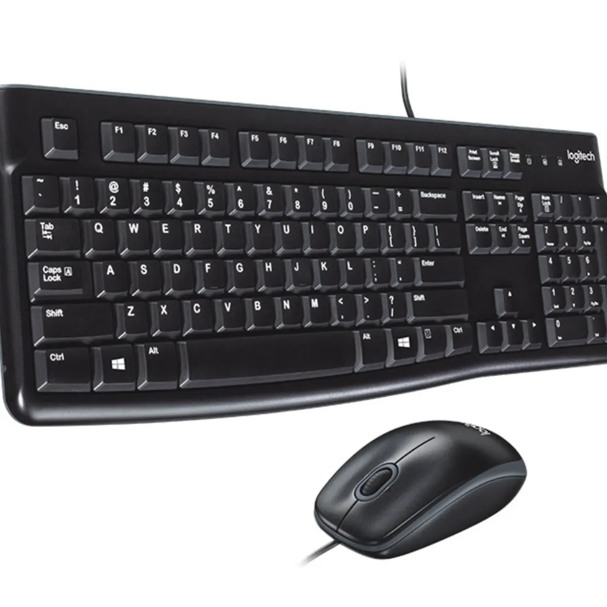 LOGITECH - Combo Teclado Mouse - Logitech MK120 - USB - Black
