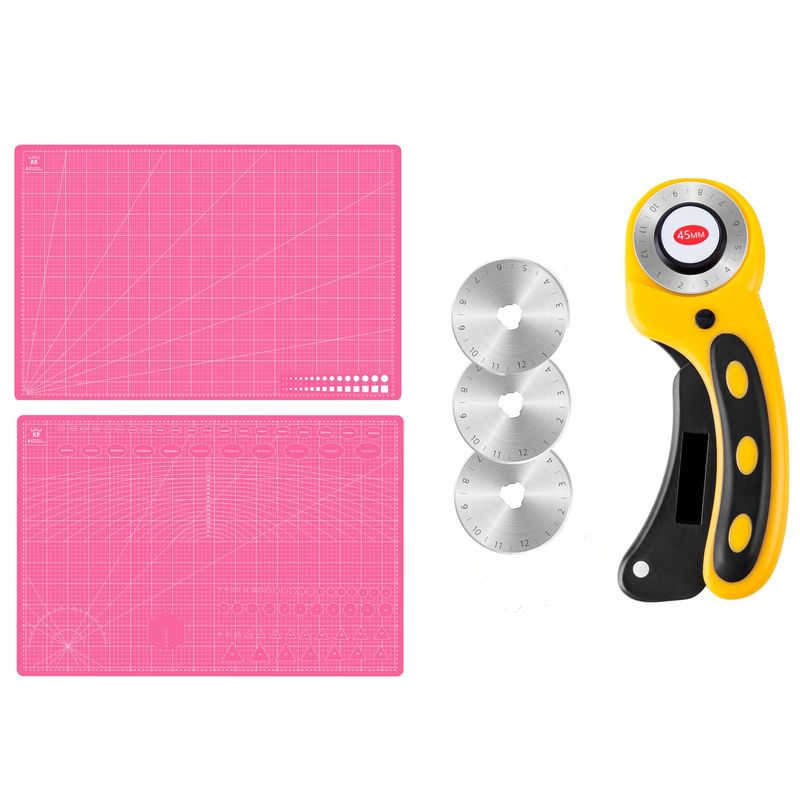 RD - Base Tabla Corte A1 60x90cm + Cutter Rotativo+3 Cuchillas R