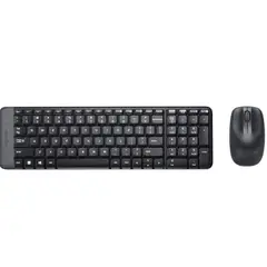LOGITECH - Combo Teclado Mouse - MK220 inalámbrico - Español - Black
