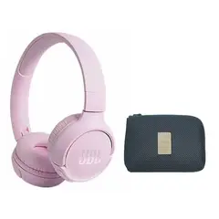 JBL - Audífono Inalámbrico Tune 510BT Rosa Y Toumi Audífono Estuche_