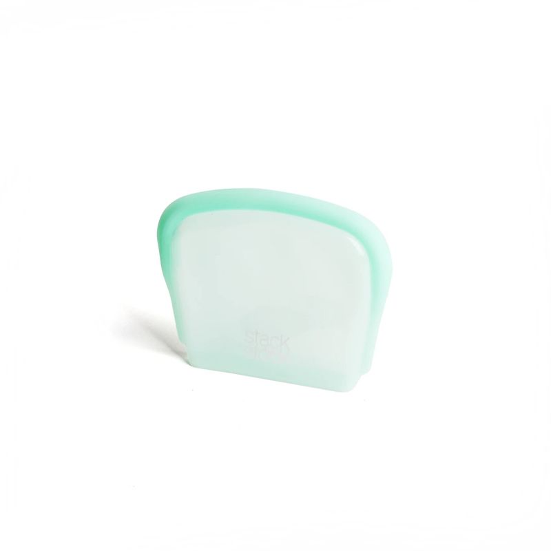 STACK N STOCK - Bolsa De Silicona Platino Stack`n Stock 200 ml Verde Agua