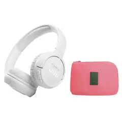 JBL - Audífono Inalámbrico Tune 510BT Blanco Y Toumi Audífono Estuche