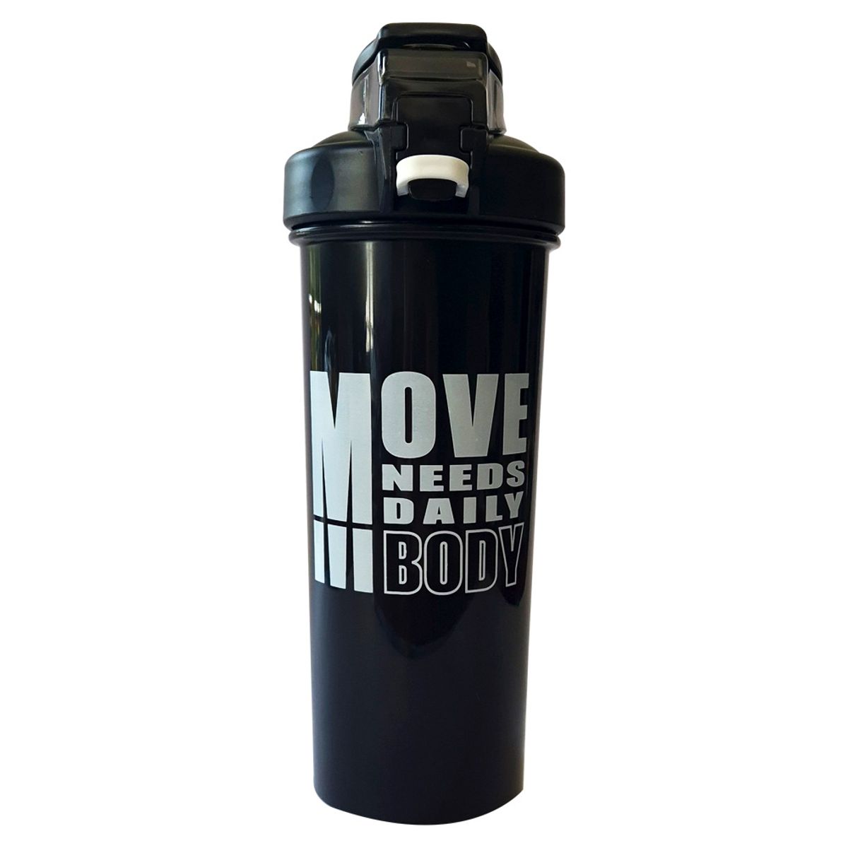 IMPOPLANET - BOTELLA DE AGUA SHAKER 800ML NEGRO