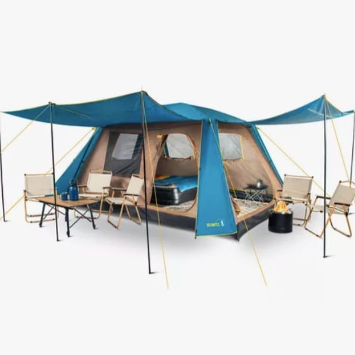 GENERICO - Carpa Dolomites 8 Discovery 8 personas Techo largo