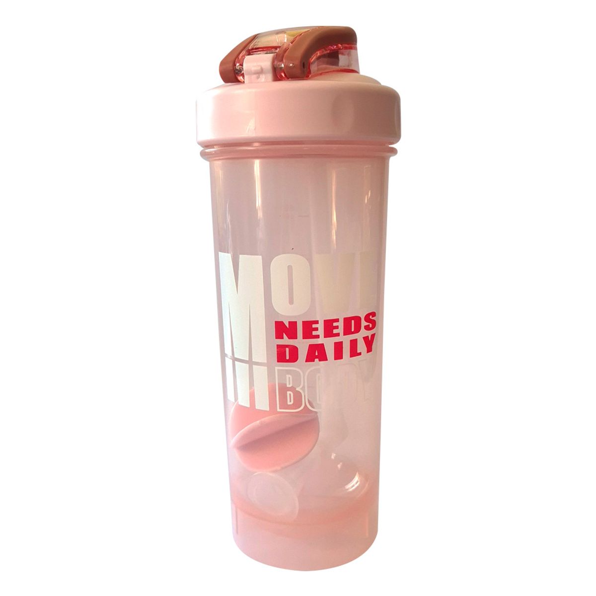 IMPOPLANET - BOTELLA DE AGUA SHAKER 800ML ROSADO