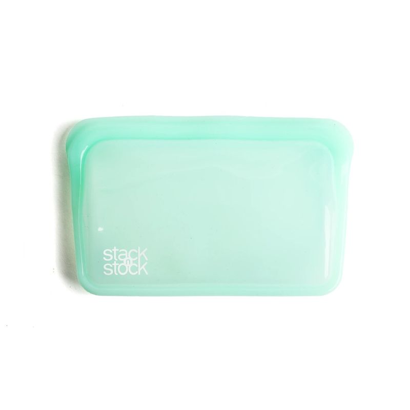 STACK N STOCK - Bolsa De Silicona Platino Stack`n Stock 400 ml Verde Agua