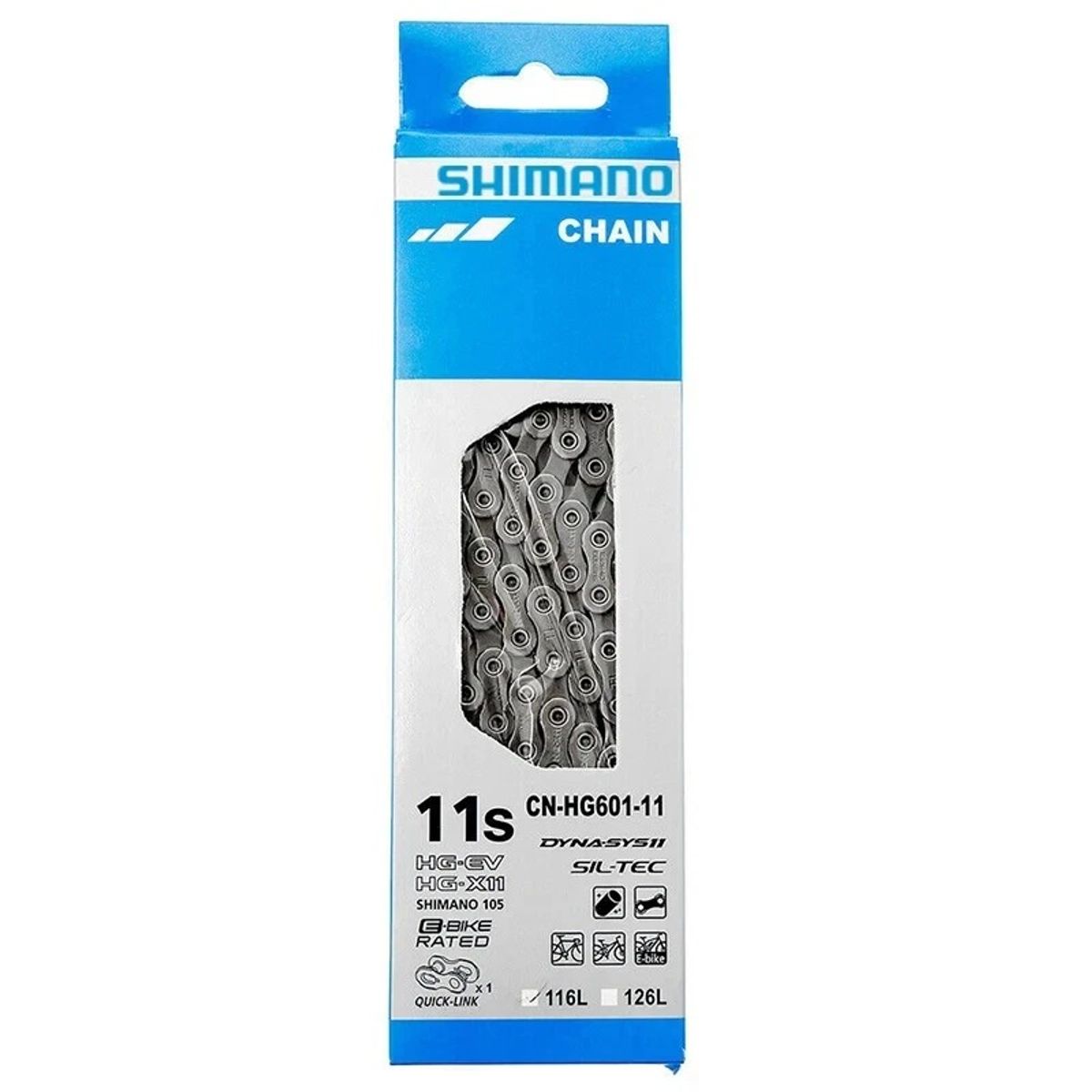 SHIMANO - Cadena Shimano 11v 105 Grx 126l Hg601-11 + Quick Link