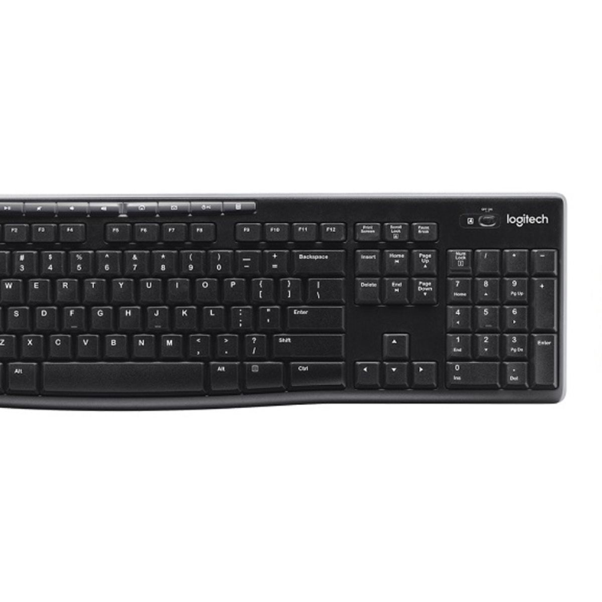 LOGITECH - Combo Teclado Mouse - Logitech MK270 - inalámbrico - Español - Black