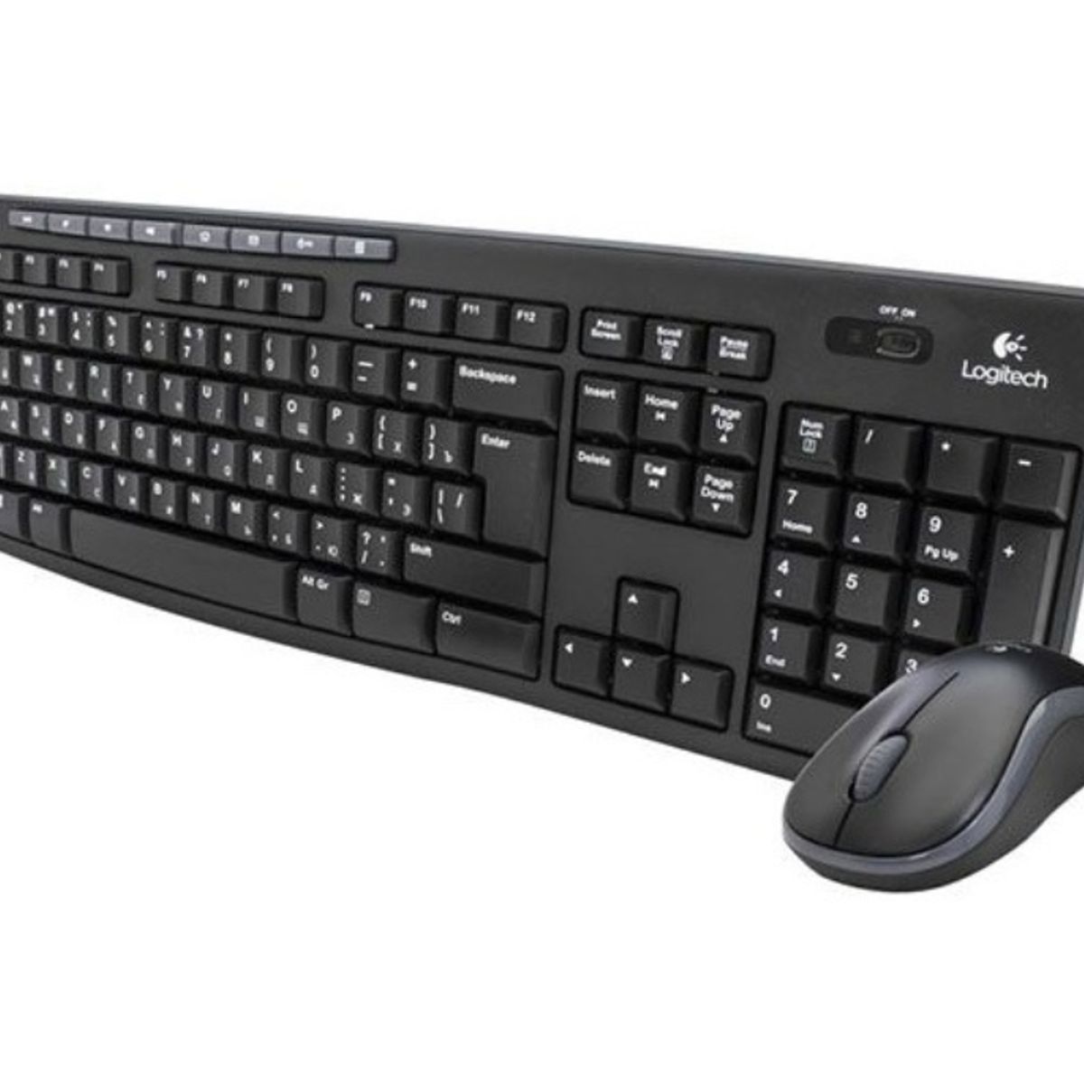 LOGITECH - Combo Teclado Mouse - Logitech MK270 - inalámbrico - Español - Black