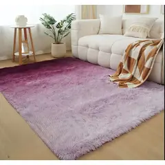 GENERICO - ALFOMBRAS PELO LARGO TIPO PELUCHE SUAVES PARA DECORACION DE HOGAR