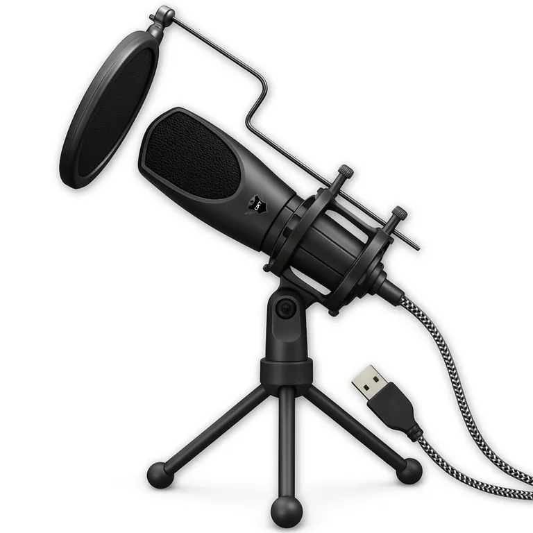 Microfono Usb de Condensador Profesional GXT 232 Mantis