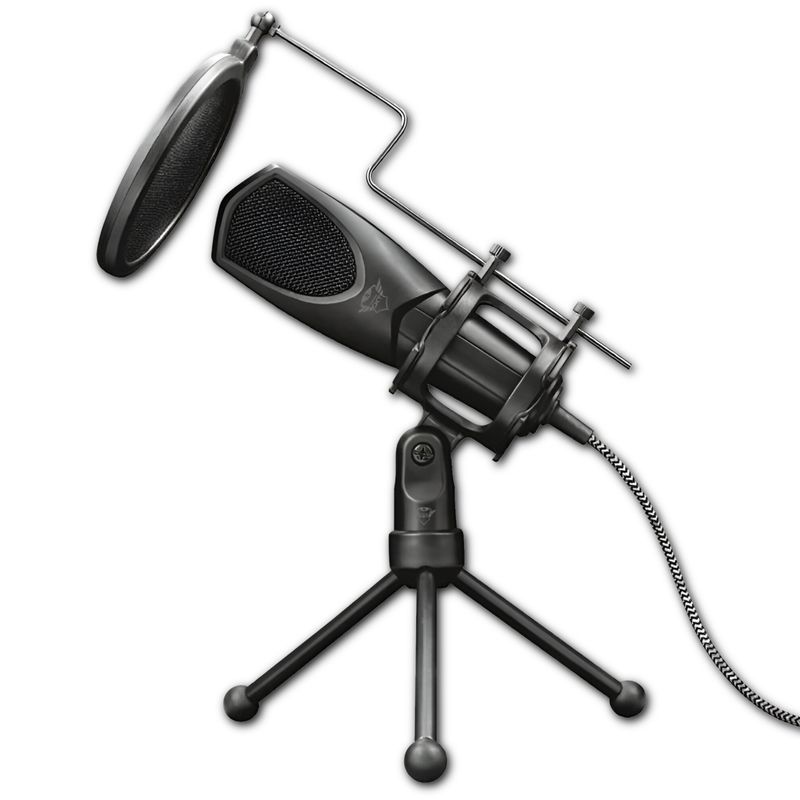 TRUST - Microfono Usb de Condensador Profesional Trust GXT 232 Mantis - Negro