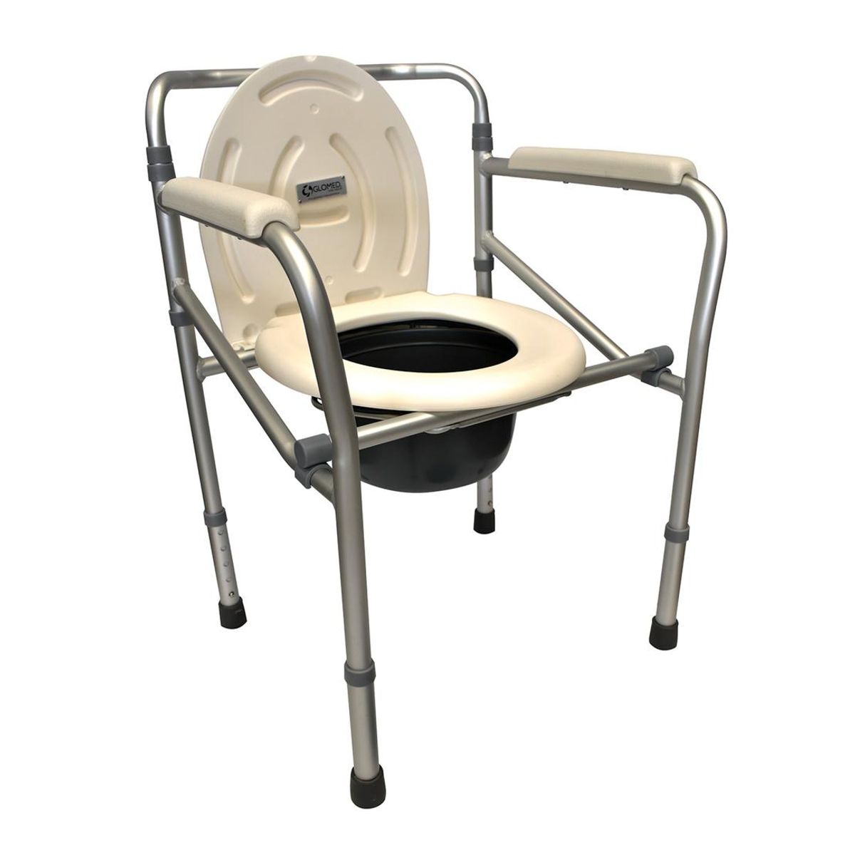 GLOMED - Baño Portátil WC Plegable Aluminio Premium GLOMED