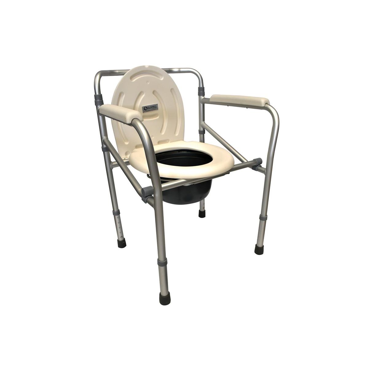 GLOMED - Baño Portátil WC Plegable Aluminio Premium GLOMED