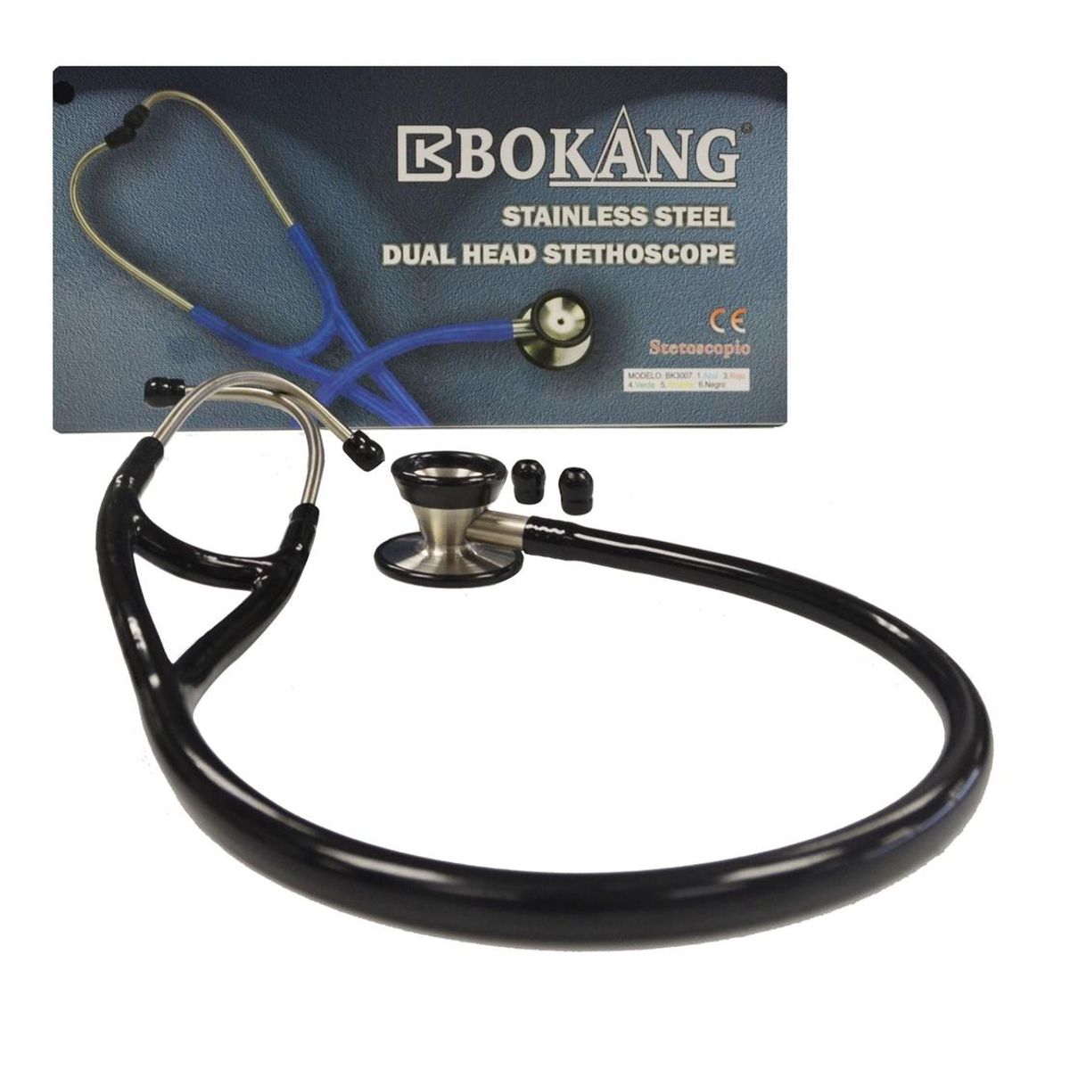 BOKANG - Fonendoscopio Estetoscopio Dual Acero BOKANG