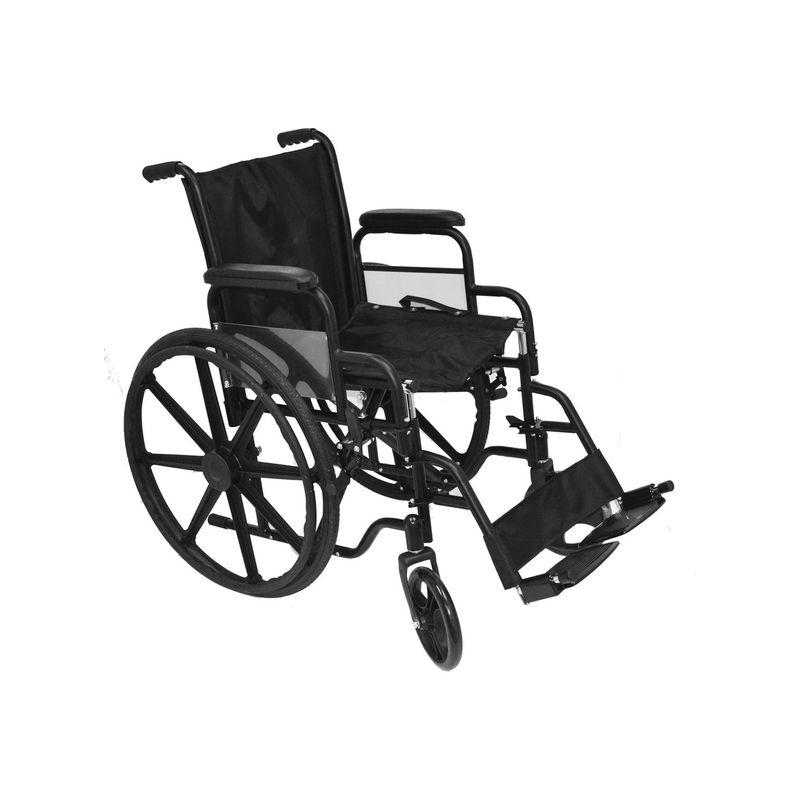 GLOMED - Silla De Ruedas Estándar Plus Desmontable GLOMED
