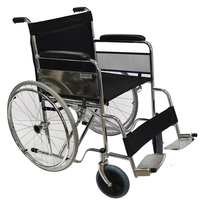 GLOMED - Silla De Ruedas Sobrepeso Bariatrica Strong 51cm GLOMED