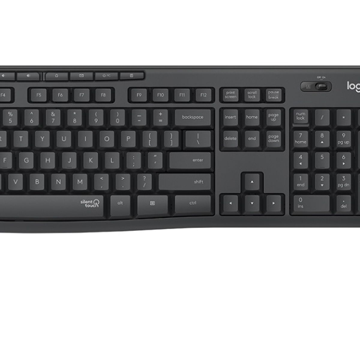 LOGITECH - Combo Teclado Mouse - Logitech MK295 Silent inalámbrico - Español