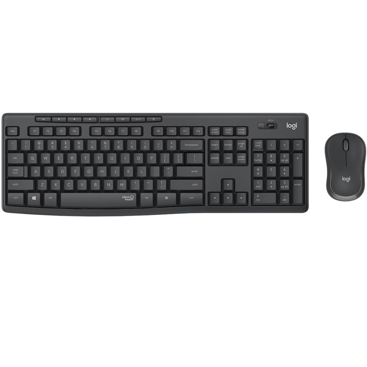 LOGITECH - Combo Teclado Mouse - Logitech MK295 Silent inalámbrico - Español
