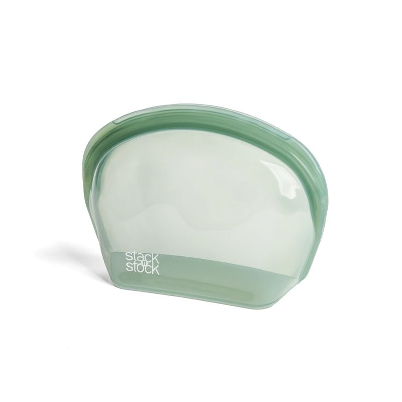 STACK N STOCK - Bolsa De Silicona Platino Stack`n Stock 1000 ml Verde Plegable
