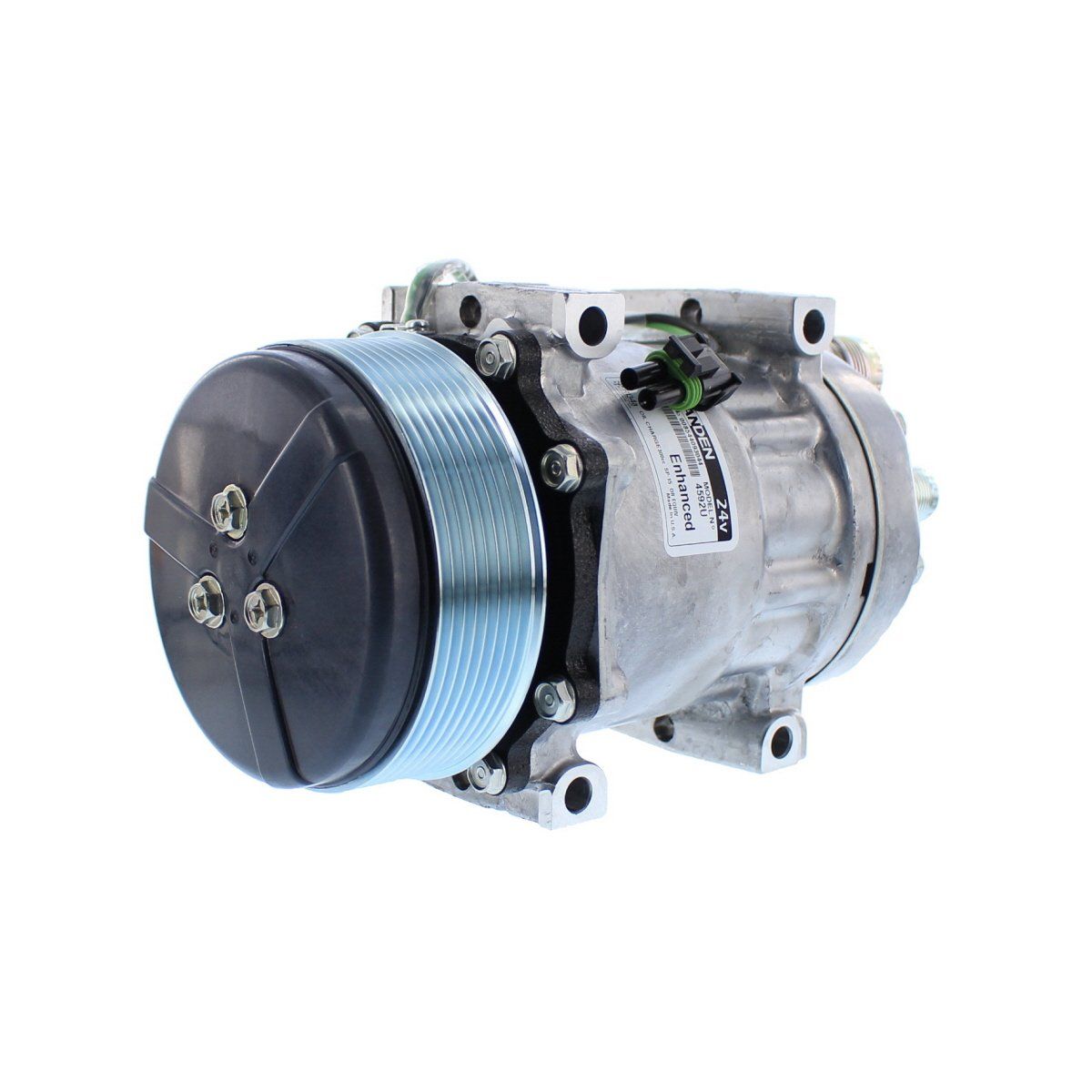 AMERICAN AIR - Compresor de AC 7H15 8PK 24V 119MM TAPA KF 4592 SANDEN