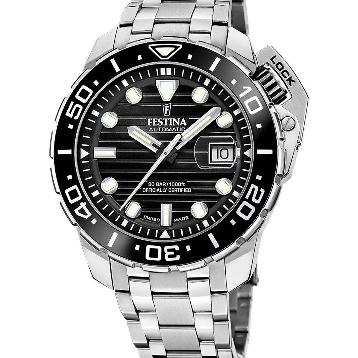 FESTINA SWISS - Reloj F20043/6 Festina Swiss Negro Hombre