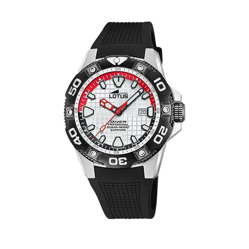 LOTUS - Reloj 18927/1 Lotus Plata Hombre Diver