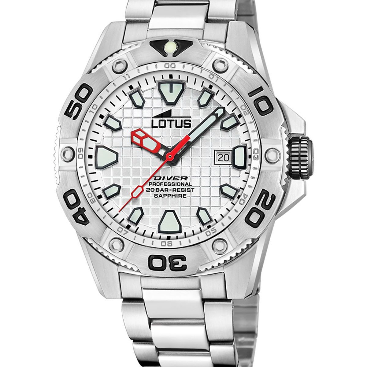 LOTUS - Reloj 18929/A Lotus Blanco Hombre Diver