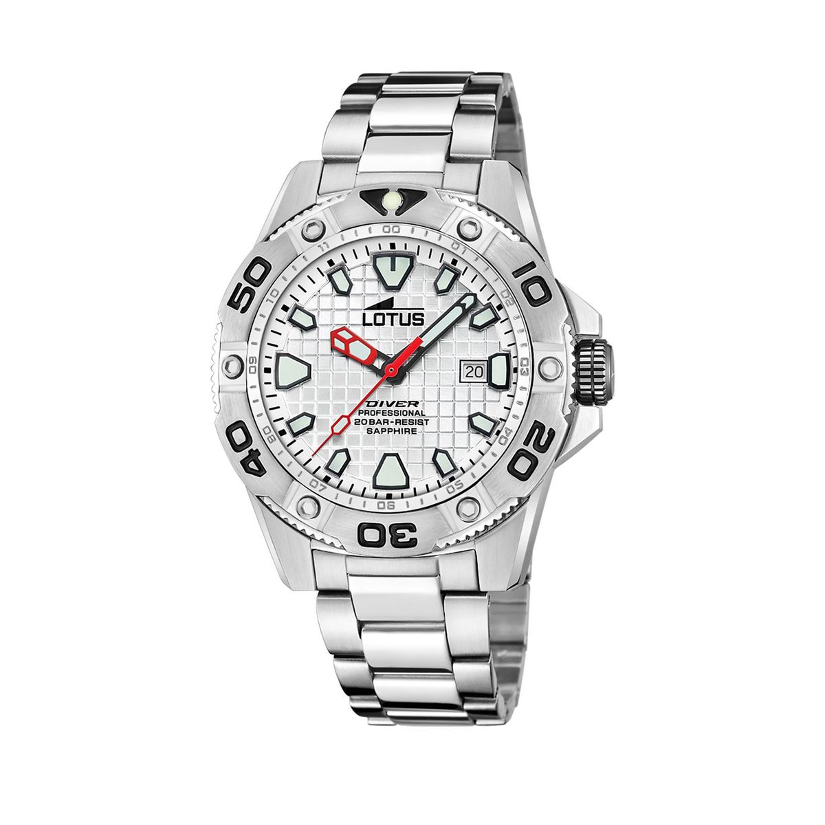 LOTUS - Reloj 18929/A Lotus Blanco Hombre Diver