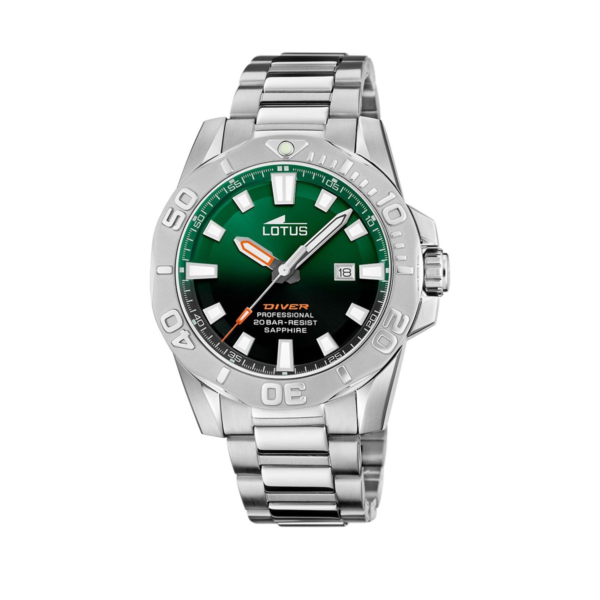 LOTUS - Reloj 18926/5 Lotus Verde Hombre Diver