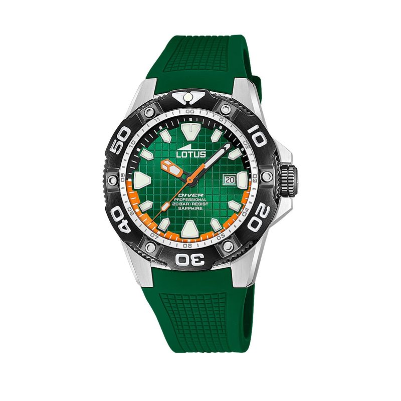 LOTUS - Reloj 18927/3 Lotus Verde Hombre Diver
