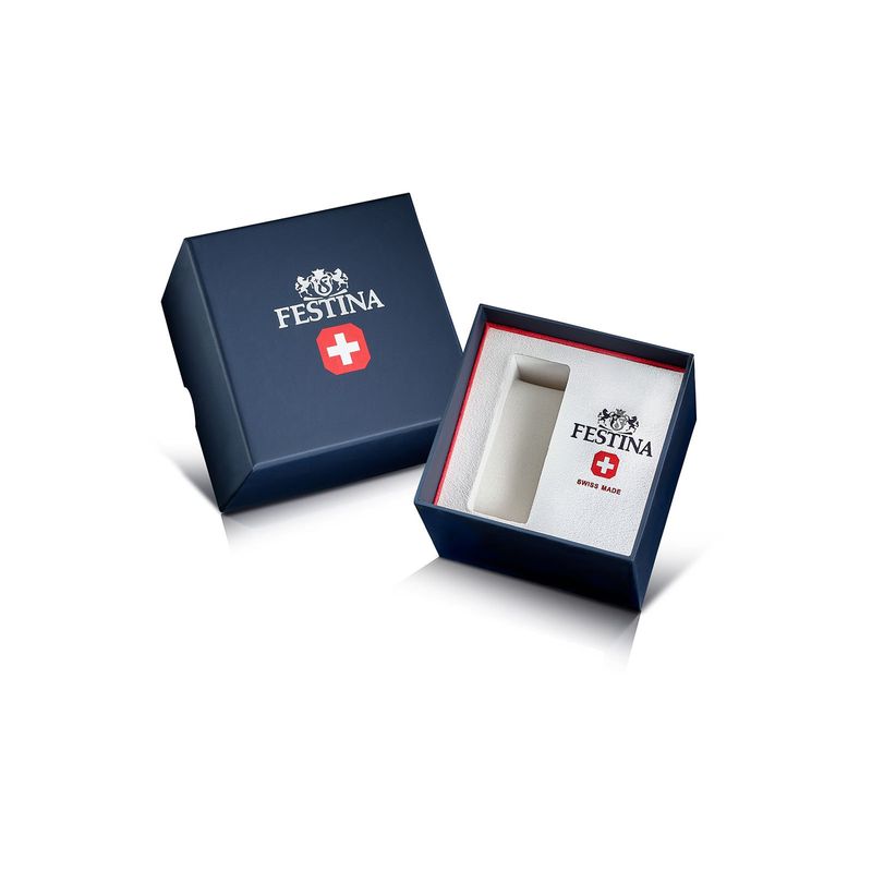 FESTINA SWISS - Reloj F20068/6 Festina Swiss Negro Mujer Acero Clásico