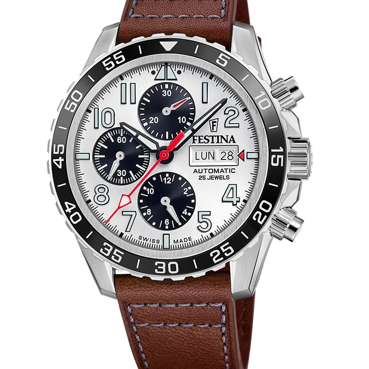 FESTINA SWISS - Reloj F20056/1 Festina Swiss Blanco Hombre Automático