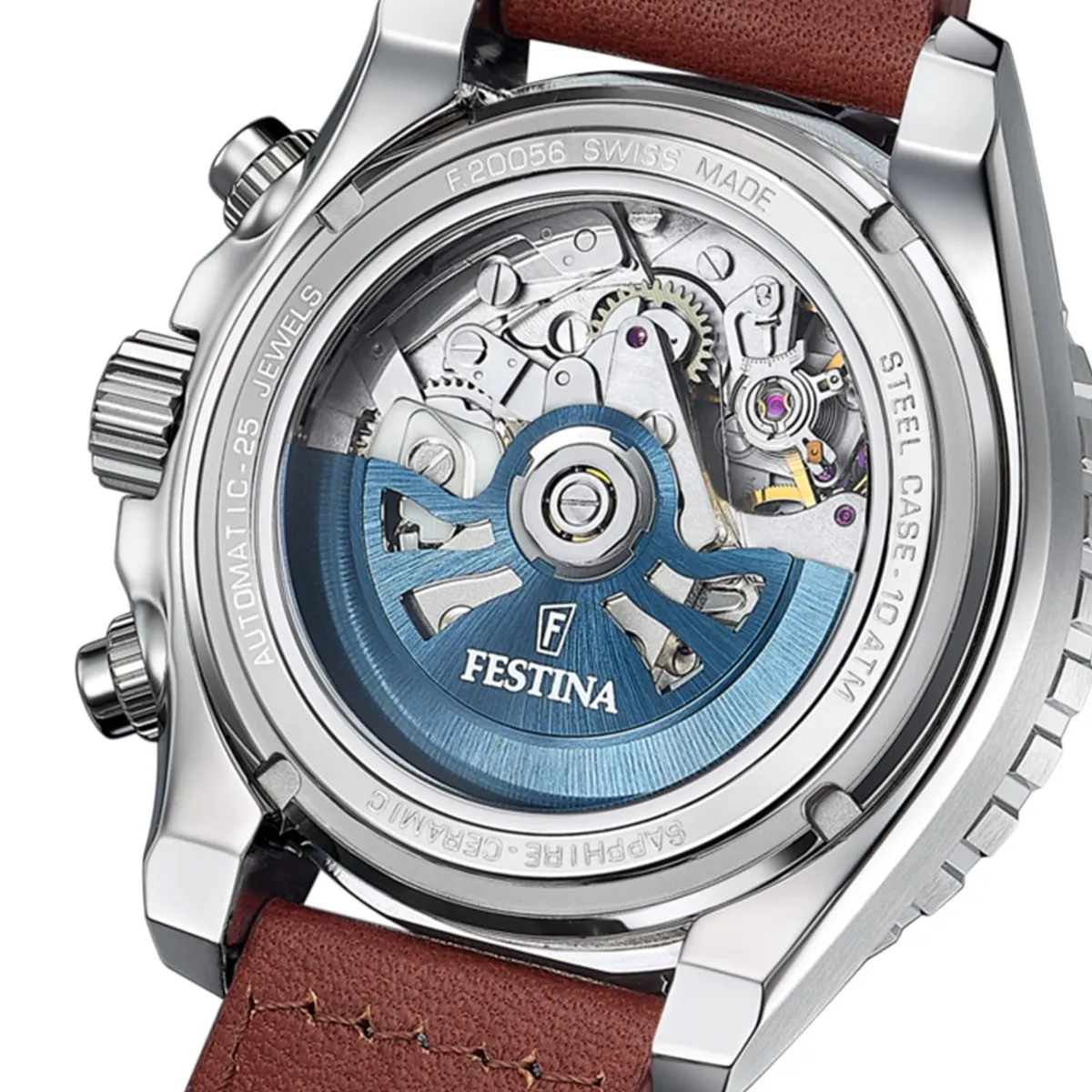 FESTINA SWISS - Reloj F20056/1 Festina Swiss Blanco Hombre Automático