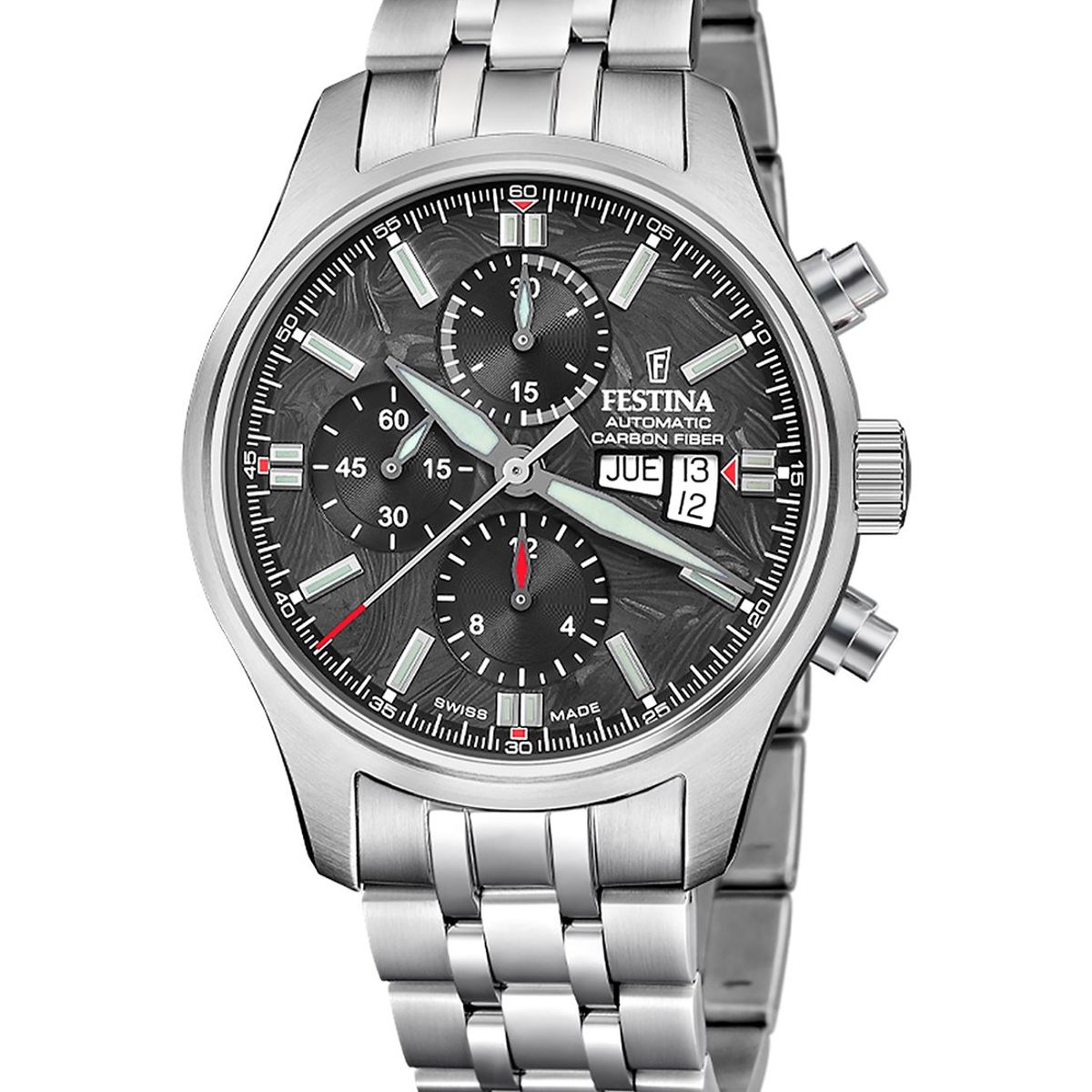 FESTINA SWISS - Reloj F20158/1 Festina Swiss Negro Hombre Automático