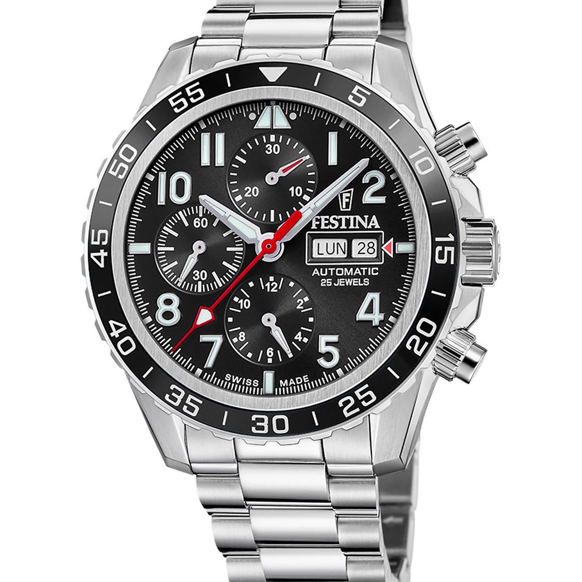 FESTINA SWISS - Reloj F20055/4 Festina Swiss Negro Hombre Automático