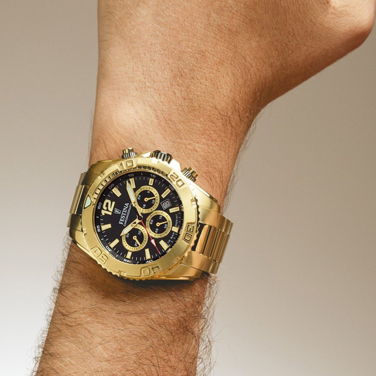 FESTINA SWISS - Reloj F20684/4 Festina Swiss Negro Hombre Timeless Chronograph