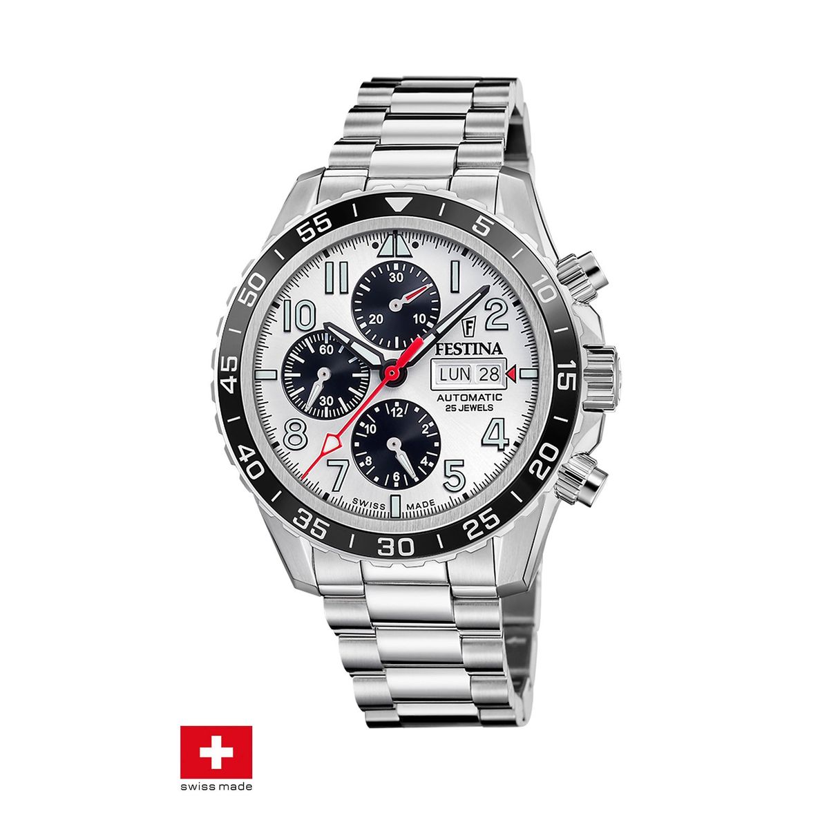 FESTINA SWISS - Reloj F20055/1 Festina Swiss Blanco Hombre