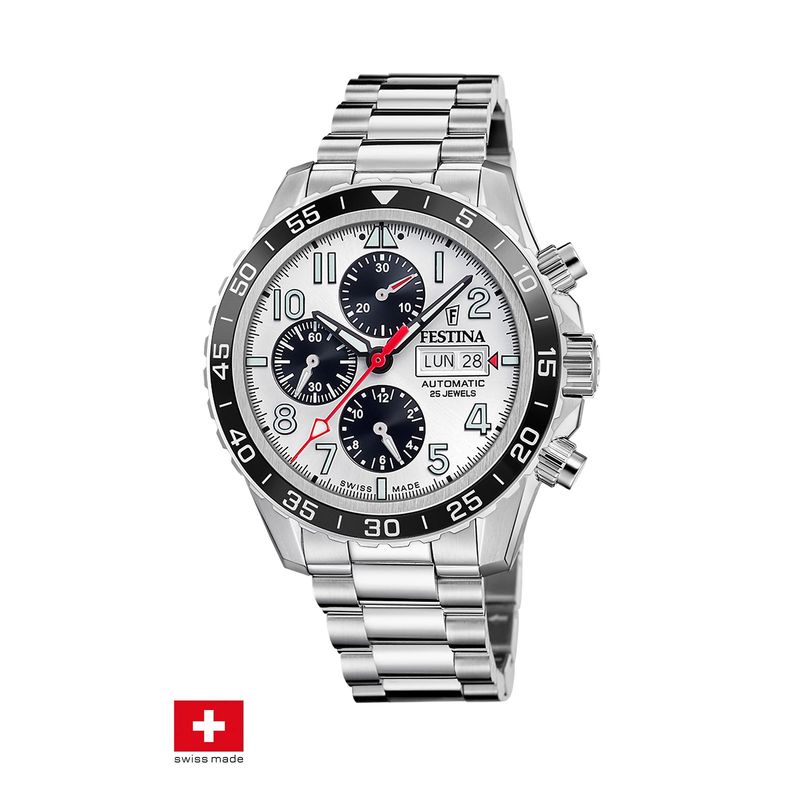 FESTINA SWISS - Reloj F20055/1 Festina Swiss Blanco Hombre