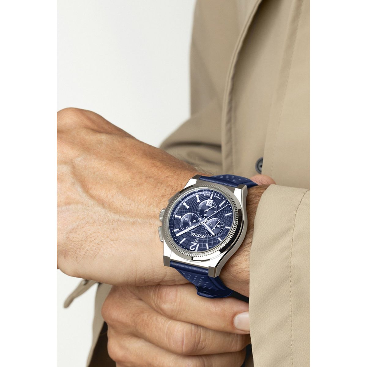 FESTINA SWISS - Reloj F20060/2 Festina Swiss Azul Hombre Rive Collection