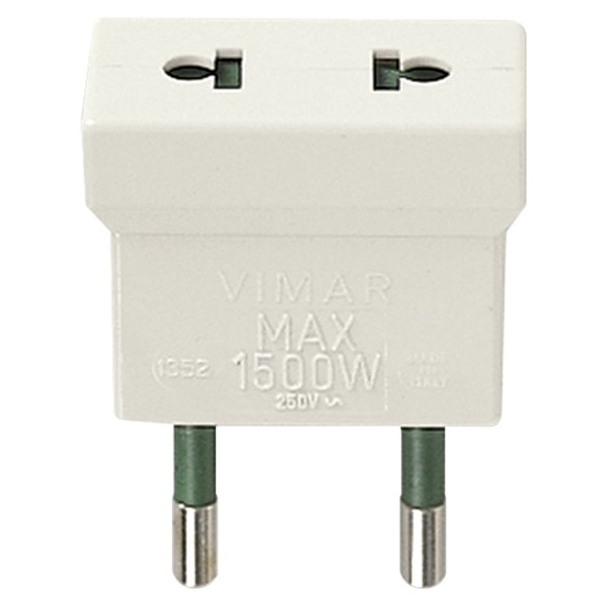 VIMAR - Adaptador Euroamericano Vimar 2p 10a 250v S10 Blanco