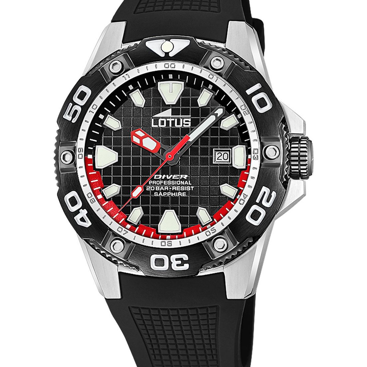 LOTUS - Reloj 18927/4 Lotus Negro Hombre Diver
