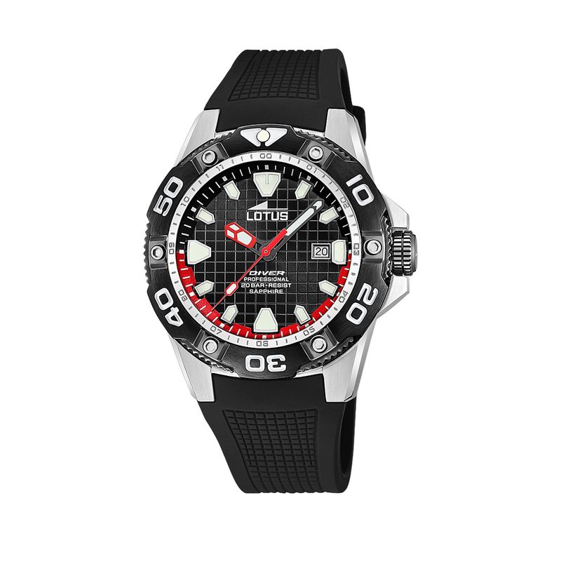 LOTUS - Reloj 18927/4 Lotus Negro Hombre Diver
