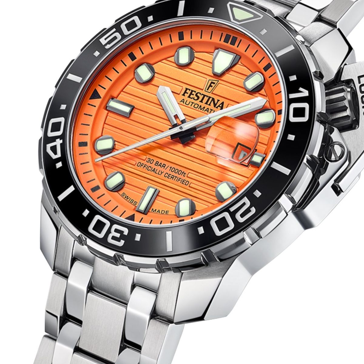 FESTINA SWISS - Reloj F20043/3 Festina Swiss Naranja Hombre