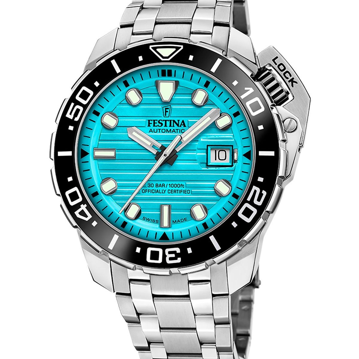 FESTINA SWISS - Reloj F20043/5 Festina Swiss Turquesa Hombre
