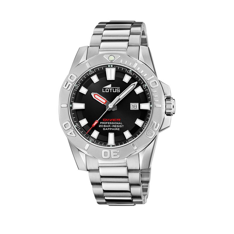LOTUS - Reloj 18926/6 Lotus Negro Hombre Diver