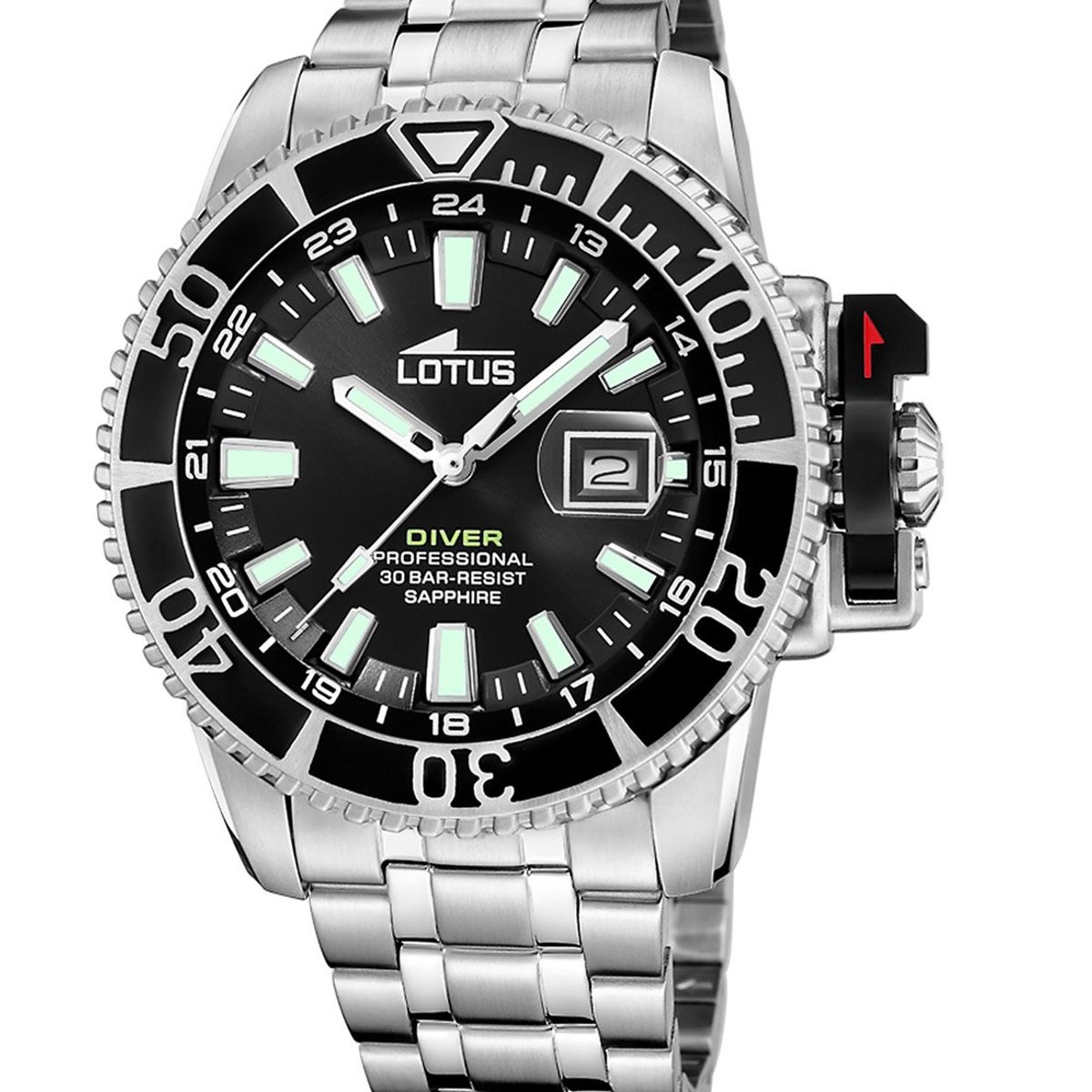 LOTUS - Reloj 18938/4 Lotus Negro Hombre Diver
