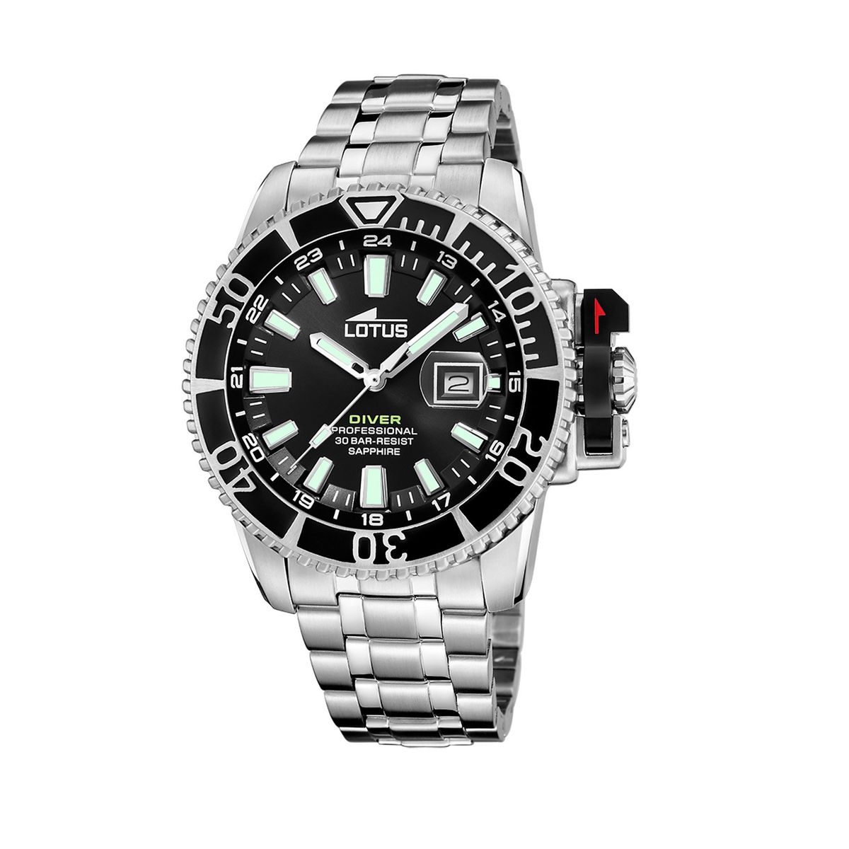LOTUS - Reloj 18938/4 Lotus Negro Hombre Diver