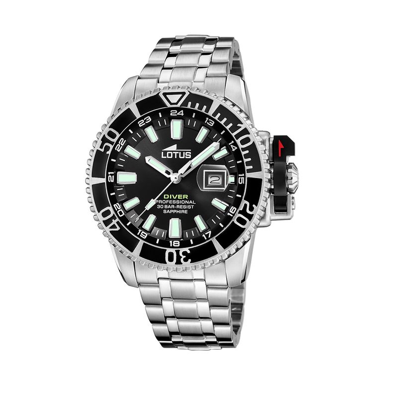 LOTUS - Reloj 18938/4 Lotus Negro Hombre Diver